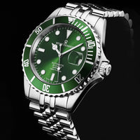 Revue Thommen Men's Diver Stainless Steel 42mm Green Automatic Watch 17571.2229