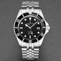 Revue Thommen Men's Diver Black Stainless Steel Automatic Watch 17571.2237