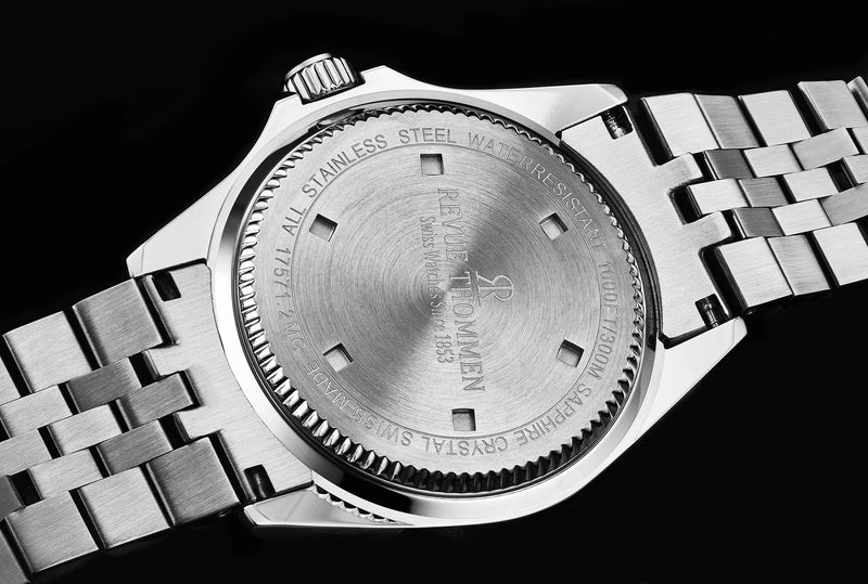 Revue Thommen Men's Diver Black Stainless Steel Automatic Watch 17571.2237