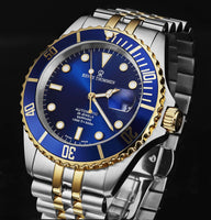 Revue Thommen Men's Diver Blue Two-Tone Stainless Steel Automatic Watch 17571.2245