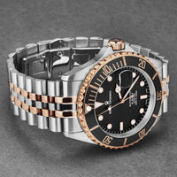 Revue Thommen Men's Diver Black Two-Tone Stainless Steel Automatic Watch 17571.2257
