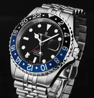 Revue Thommen Diver GMT Men’s Black Blue Automatic Watch 17572.2233