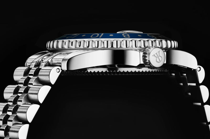 Revue Thommen Diver GMT Men’s Black Blue Automatic Watch 17572.2233