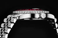 Revue Thommen Men's Diver GMT Stainless Steel 42mm Black Red Automatic Watch 17572.2236