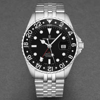 Revue Thommen Diver GMT Men’s Black Automatic Watch 17572.2237