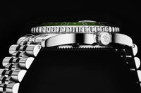 Revue Thommen Diver GMT Men’s Black Green Automatic Watch 17572.2238