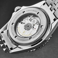Revue Thommen Diver GMT Men’s Black Green Automatic Watch 17572.2238