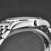 Revue Thommen Heritage Men’s Blue Stainless Steel Automatic Watch 21010.2135