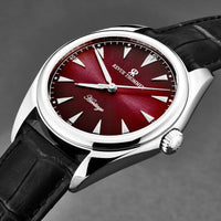 Revue Thommen Heritage Men's 35mm Red Automatic Watch 21010.2536