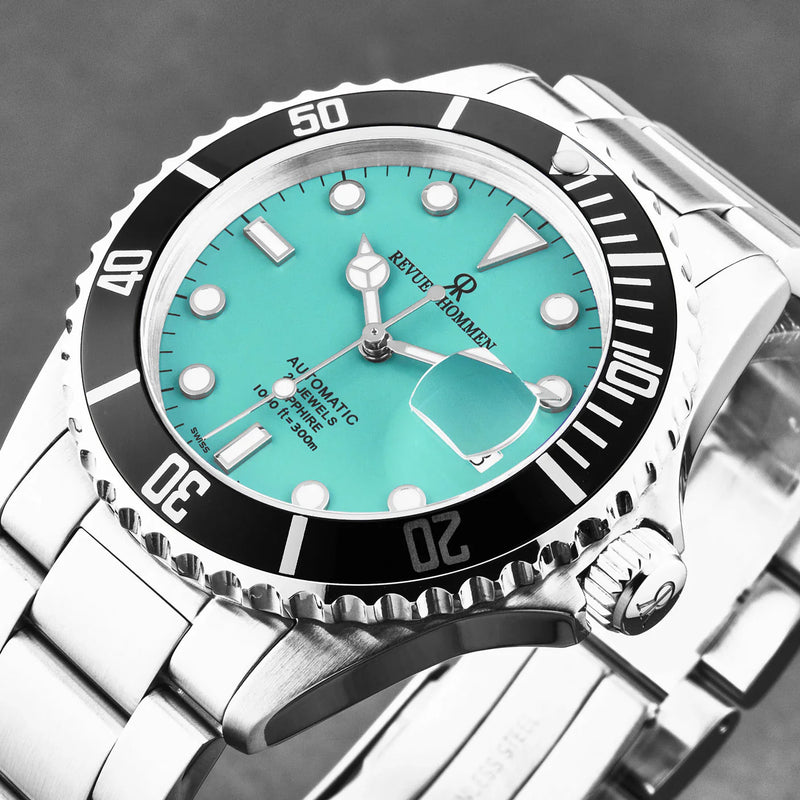Revue Thommen Diver Men's Green Stainless Steel Automatic Watch 17571.2231
