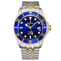 Revue Thommen Men's Diver Blue Two-Tone Stainless Steel Automatic Watch 17571.2245