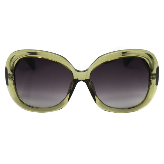 Rue De Mail Sunglasses Oversized Green Brown