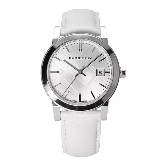 Burberry Ladies Watch The City 34mm Silver White BU9128