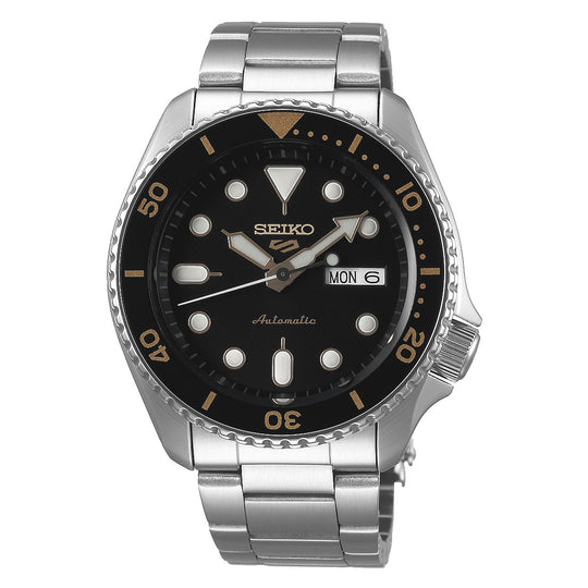 Seiko 5 Sports Men's Black Automatic Watch SRPD57K1