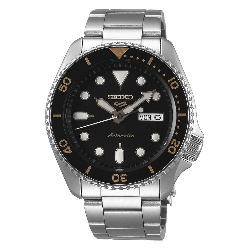 Seiko 5 Sports Men's Black Automatic Watch SRPD57K1