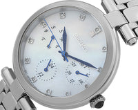 Seiko Caprice 12 Diamonds Classic White Ladies Watch SKY663P1