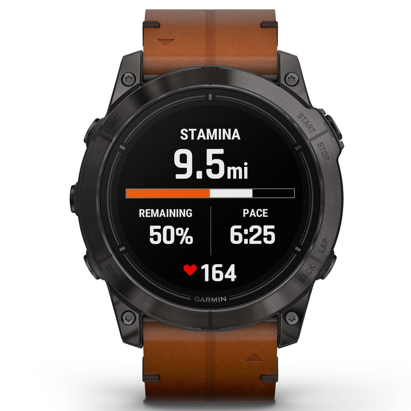 Garmin EPIX PRO Gen 2 (51mm) Sapphire Carbon Grey DLC Titanium Chestnut  010-02804-30 - First Class Watches™ USA