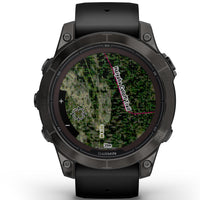 Smartwatch - Garmin Fenix® 7 Pro Sapphire 47mm Solar Carbon Gray DLC Titanium With Black Band Smartwatch 010-02777-11