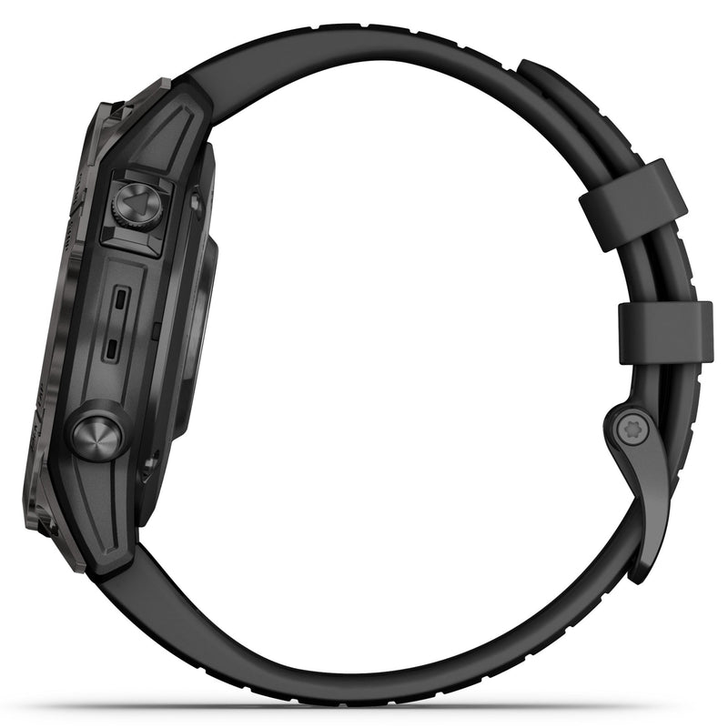 Smartwatch - Garmin Fenix® 7 Pro Sapphire 47mm Solar Carbon Gray DLC Titanium With Black Band Smartwatch 010-02777-11