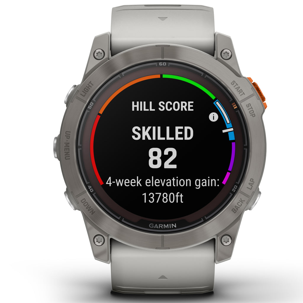 Garmin Fenix 7X Pro Sapphire 51mm Solar Titanium With Gray Orange Band