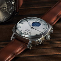 Smartwatch - Pininfarina Senso Hybrid Men's Moonlight Silver Smartwatch PMH01A-01
