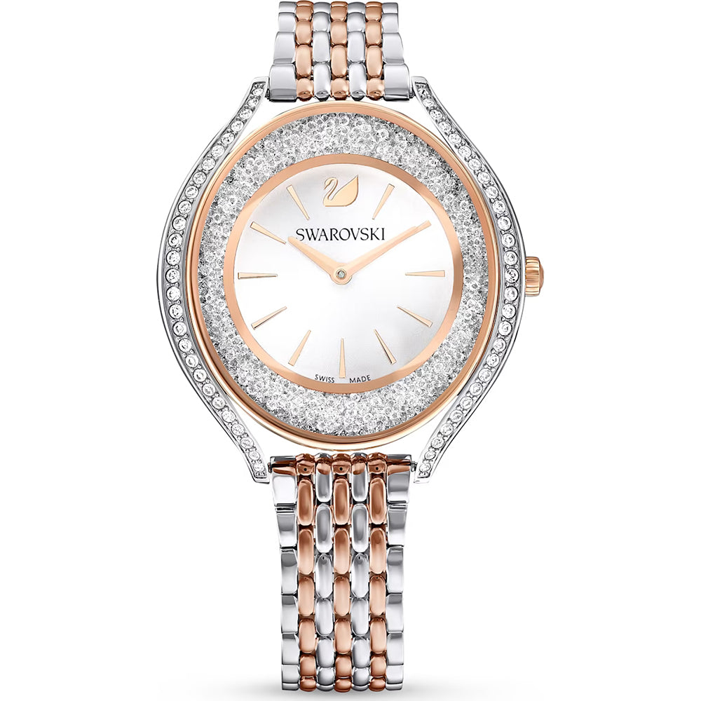 Swarovski Octea Nova Quartz Rose Gold-Tone Taupe Watch