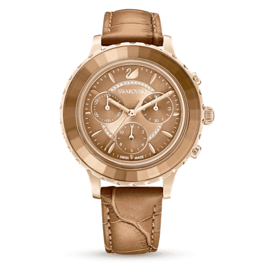 Swarovski Watch Octea Lux Chrono Brown 5632260 - Main Image