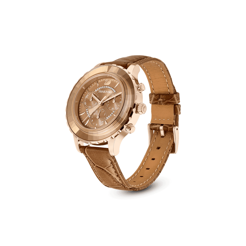 Swarovski Watch Octea Lux Chrono Brown Swarovski Watch Octea Lux Chrono Brown