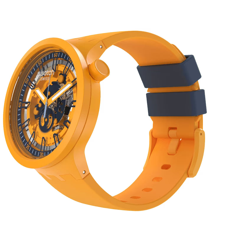 Swatch Freshpay! Unisex Yellow Watch SB01O100-5300