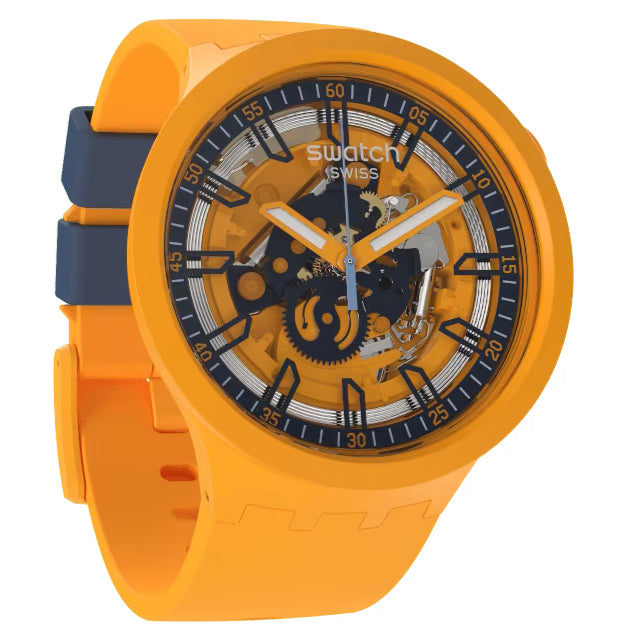 Swatch Freshpay! Unisex Yellow Watch SB01O100-5300