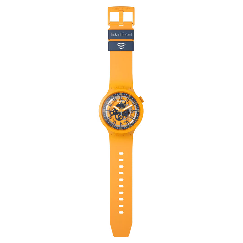 Swatch Freshpay! Unisex Yellow Watch SB01O100-5300