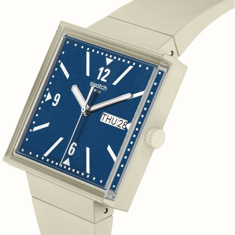 Swatch What If Beige? Men's Watch SO34T700