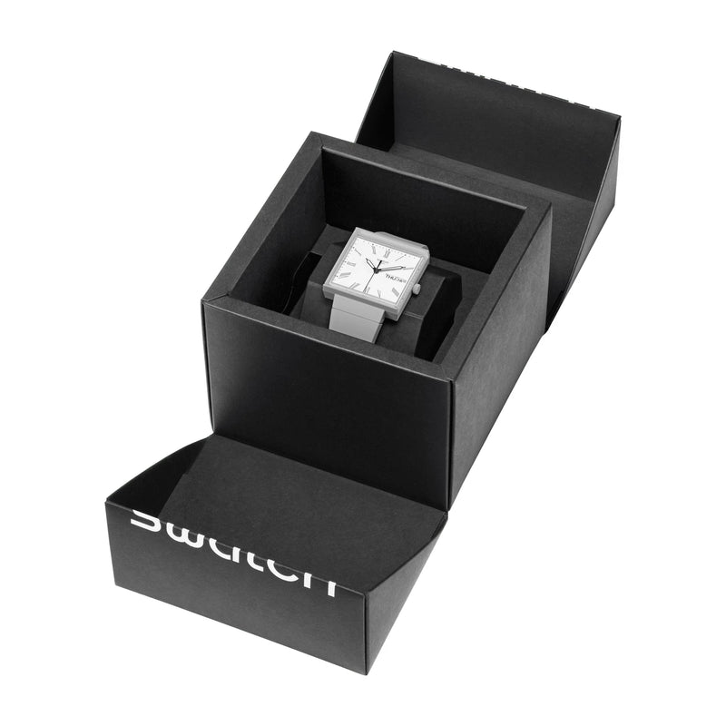 Swatch What If Gray? Men's Watch SO34M700