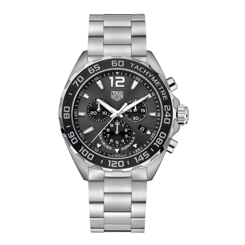 Tag Heuer Formula 1 Chronograph Men's Grey Ceramic Watch CAZ1011.BA0842