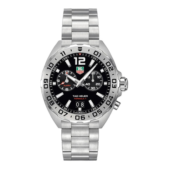 Tag Heuer Formula 1 Men's Black Alarm Watch WAZ111A.BA0875