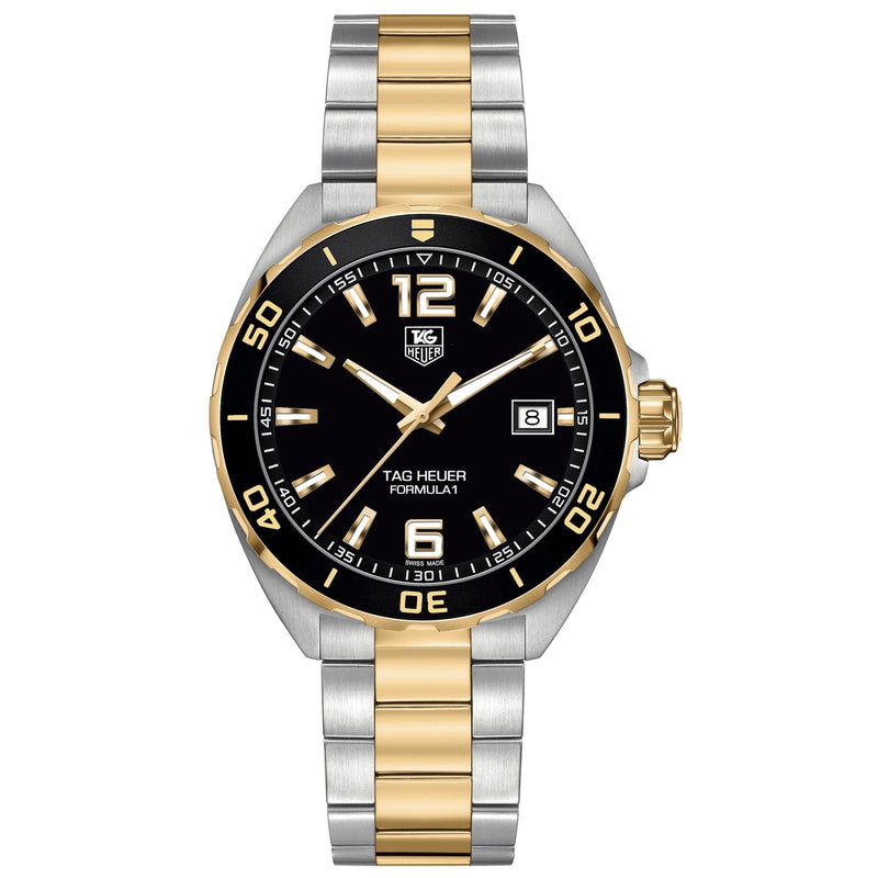 Tag heuer formula 1 black dial men's watch discount