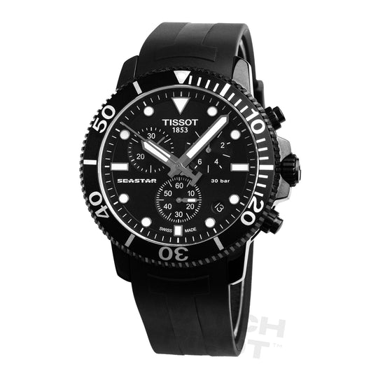 Tissot Seastar 1000 Chronograph Men's Black Watch T1204173705102