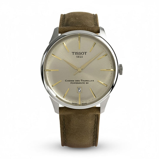 Tissot Chemin des Tourelles Men’s Champagne Watch T1394071626100