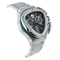 Tonino Lamborghini Spyder X Men’s Silver Blue Watch TL9XC-SS-B