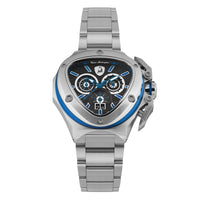 Tonino Lamborghini Spyder X Men’s Silver Blue Watch TL9XC-SS-B