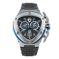 Tonino Lamborghini Spyder X Men’s Black Blue Watch TL9XC-SS