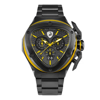 Tonino Lamborghini Spyder X Men’s Black Yellow Watch TL9XE-B