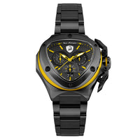 Tonino Lamborghini Spyder X Men’s Black Yellow Watch TL9XE-B