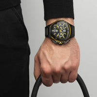 Tonino Lamborghini Spyder X Men’s Black Yellow Watch TL9XE-B