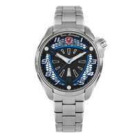 Tonino Lamborghini Shock ABS Men's Silver Blue Watch TLABSB-SS-B