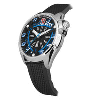 Tonino Lamborghini Shock ABS Men's Silver Blue Watch TLABSB-SS-R