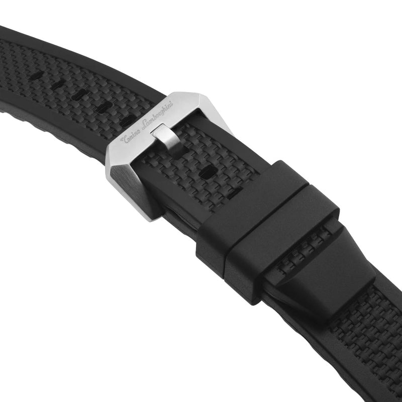 Tonino Lamborghini Shock ABS Men's Silver Blue Watch TLABSB-SS-R