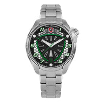 Tonino Lamborghini Shock ABS Men's Silver Green Watch TLABSG-SS-B