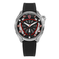Tonino Lamborghini Shock ABS Men's Silver Red Watch TLABSR-SS-R