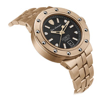 Tonino Lamborghini Cuscinetto Men's Rose Gold Black Watch TLF-T01-8-B